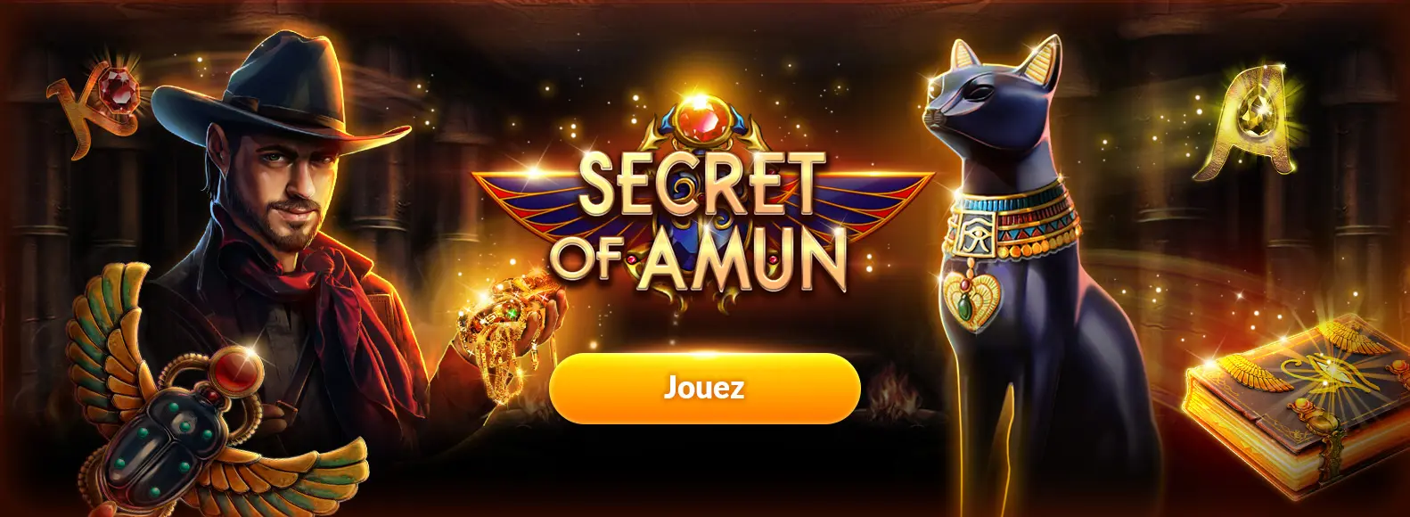 Secret of Amun sur CASINO MYJACKPOT